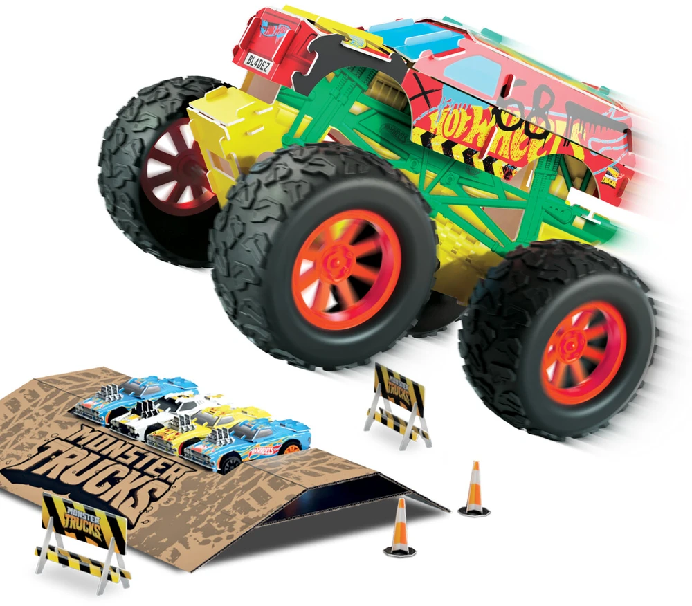 Hot Wheels - „Motor Maker Kitz“ monstrų sunkvežimio rinkinys (BLA85578)
