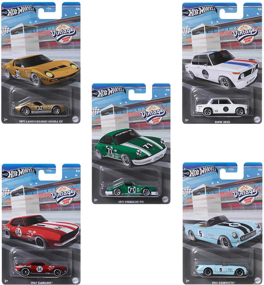 Mattel HOT WHEELS vintažiniai automodeliukai (HRT81)
