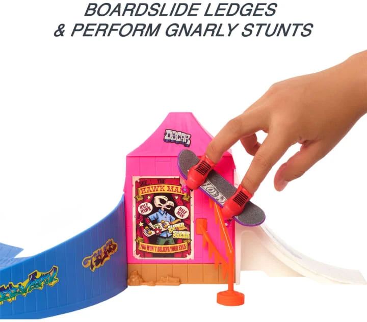 Žaislų rinkinys - Mattel Hot Wheels Riedlenčių pramogų parko nuolydžiai ir trasos