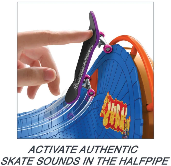 Žaislų rinkinys - Mattel Hot Wheels Riedlenčių pramogų parko nuolydžiai ir trasos