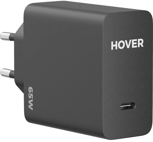 HOVERAir - 65 W maitinimo adapteris - juodas