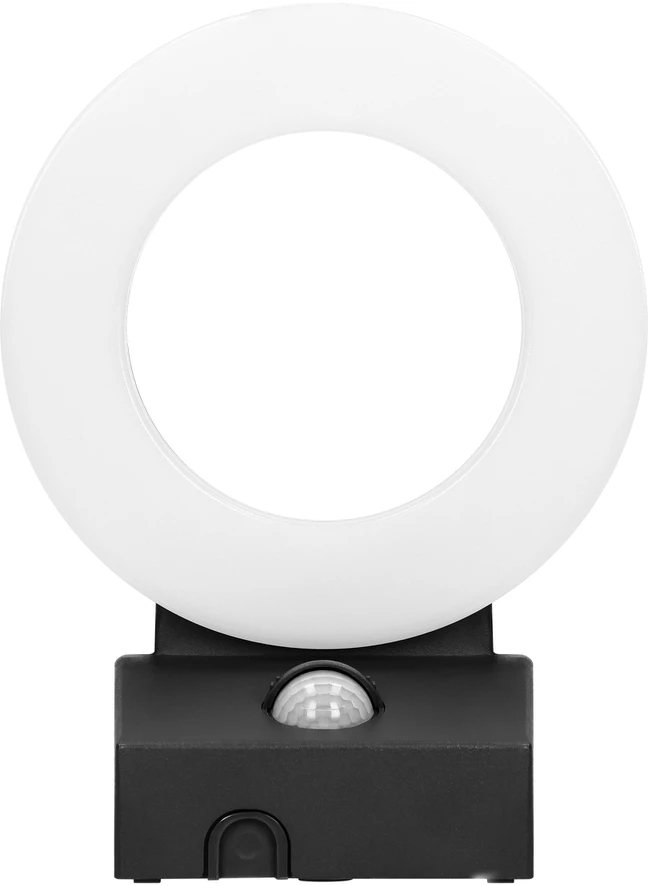 Sieninis šviestuvas Orno HOWLIT LED 20W, sodo šviestuvas su judesio jutikliu, 1800lm, IP65, 4000K, juodas