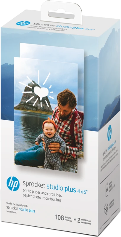 „HP Sprocket Studio Plus 4x6“ (108 vnt.)