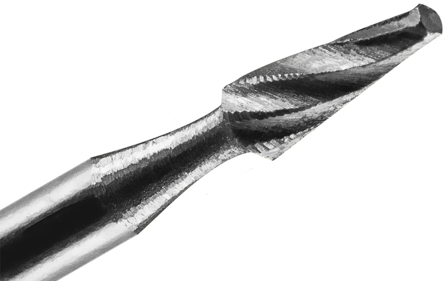 HSS freza, kūgis 1,4 mm, kotas 3,2 mm, 2 vnt.