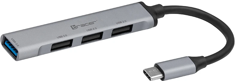 TRACER USB 3.0 H40 4 jungtys. USB-C hub