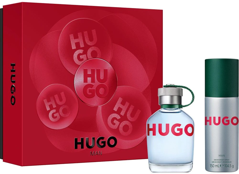 Hugo Boss - XMAS Hugo Man EDT 75 ml + dezodorantas 150 ml