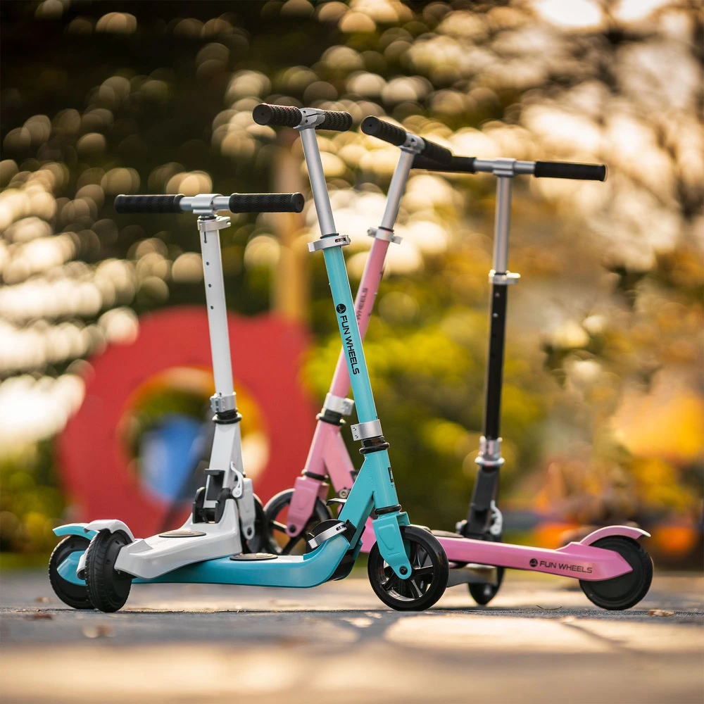 ELEKTRINIS PASPIRTUKAS REBEL FUN WHEELS Rožinis VAIKIŠKAS