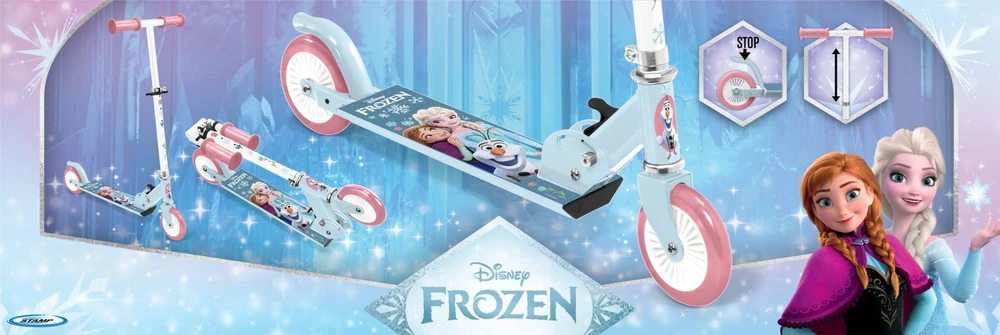 Pulio Vaikiškas paspirtukas Frozen II - Anna ir Elsa