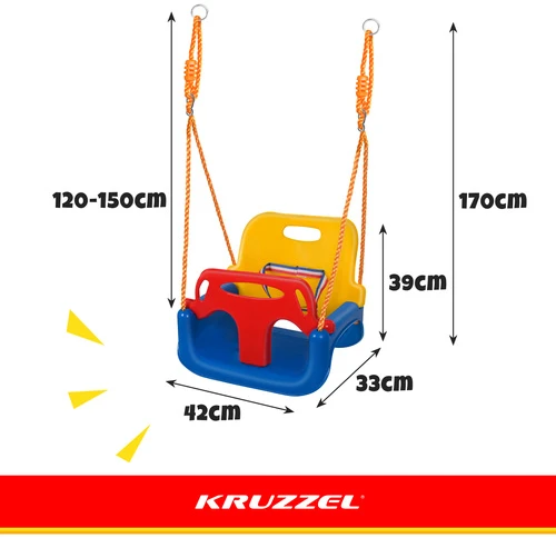 Kruzzel Vaikiškos sūpynės 3in1 23552