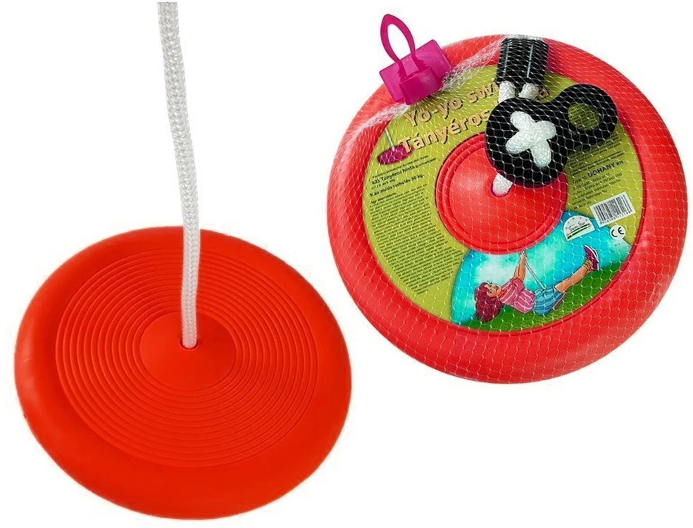 Dorex apvalios sūpynės vaikams 28 cm, raudonos