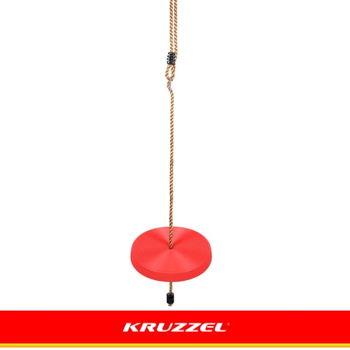 Kruzzel Oranžinis Vienvietės plastikinės supynės "Diskas" Oranžinis