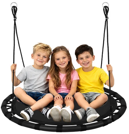 Iso Trade Stork's nest swing 100 cm juodas