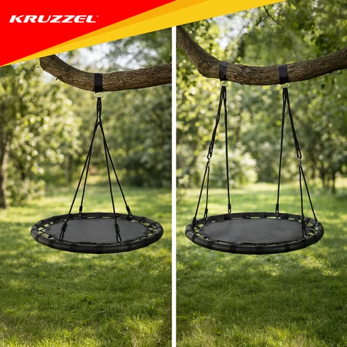 Iso Trade Stork's nest swing 100 cm juodas