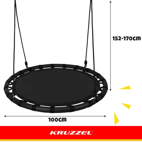 Iso Trade Stork's nest swing 100 cm juodas