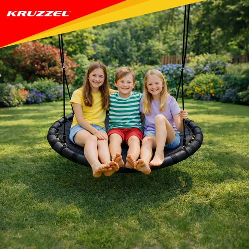 Iso Trade Stork's nest swing 100 cm juodas