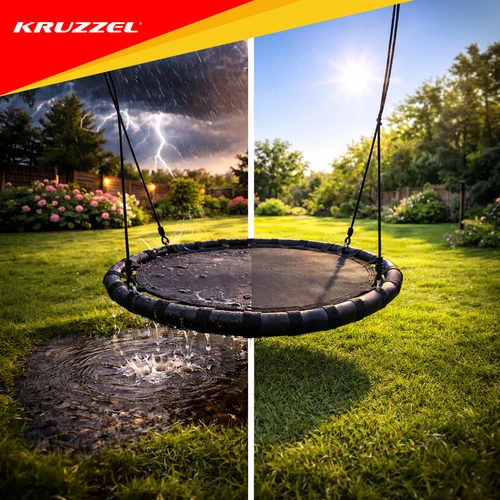 Iso Trade Stork's nest swing 100 cm juodas
