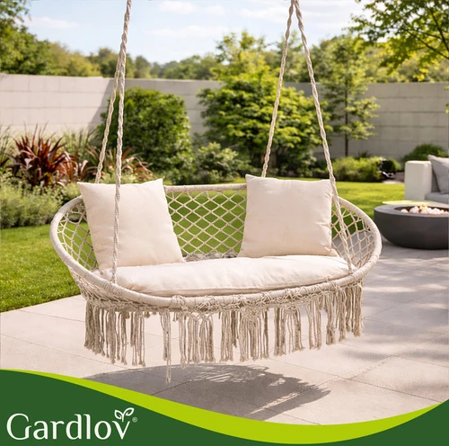 Gardlov dvigubos grietinėlės gandro lizdo sūpynės
