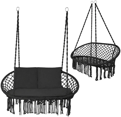 Gardlov dvigubos juodos „Crow's Nest“ sūpynės