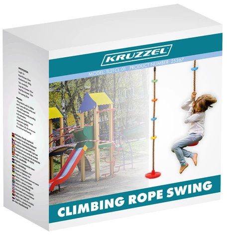 Kruzzel 25367 Rope Climbing Swing
