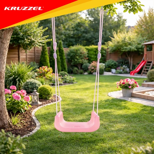 Kruzzel 3-in-1 pastel children's swing