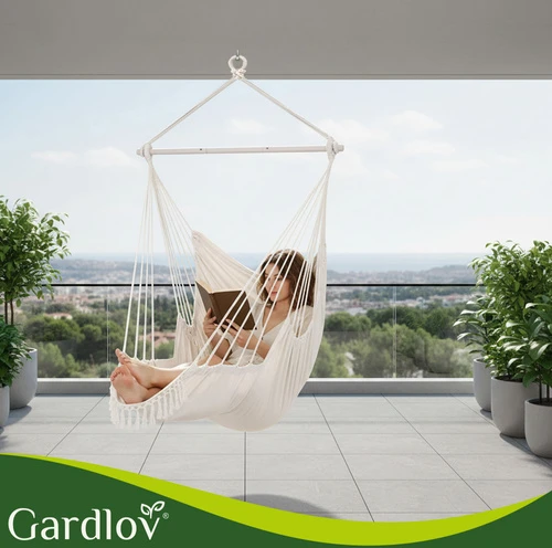 Sūpynės - pakabinamos kėdės 210 cm smėlio spalvos Gardlov