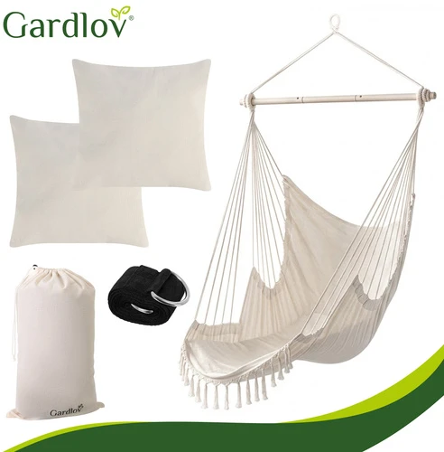 Sūpynės - pakabinamos kėdės 210 cm smėlio spalvos Gardlov