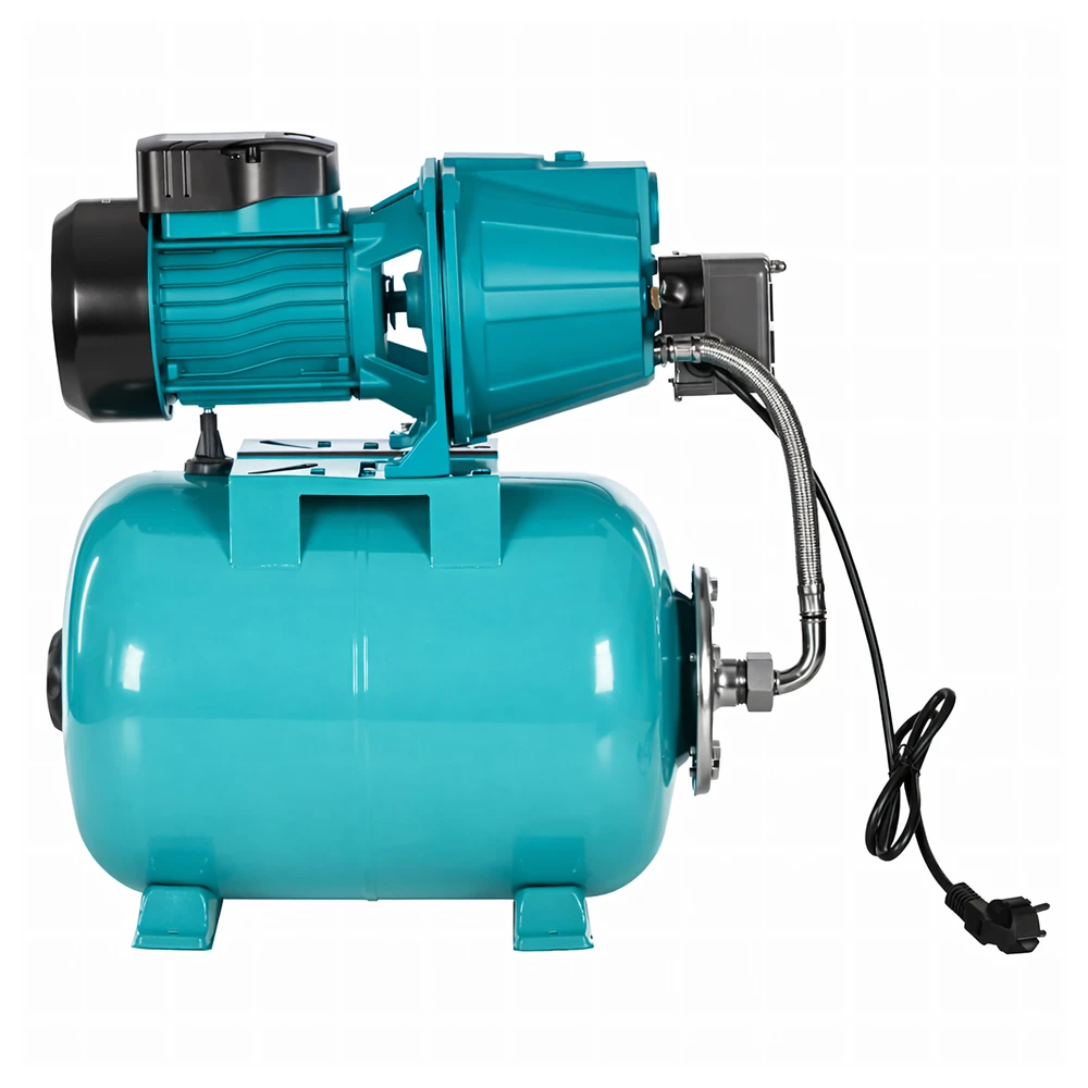 Hydrofor Hidroforas vandeniui, hidroforo siurblio bakas 50 l, 750 W, komplektas, efektyvus ir stiprus