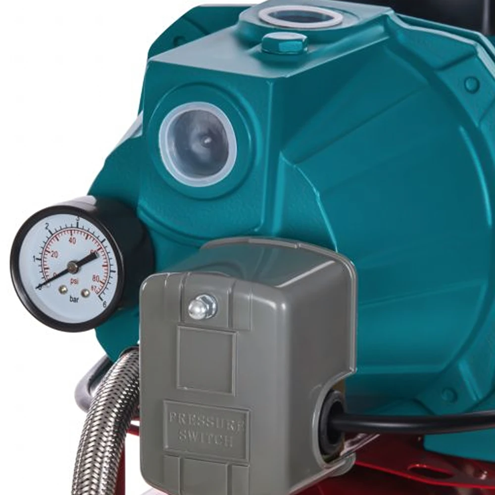 Hydrofor Hidroforas vandeniui, hidroforo siurblio bakas 50 l, 750 W, komplektas, efektyvus ir stiprus