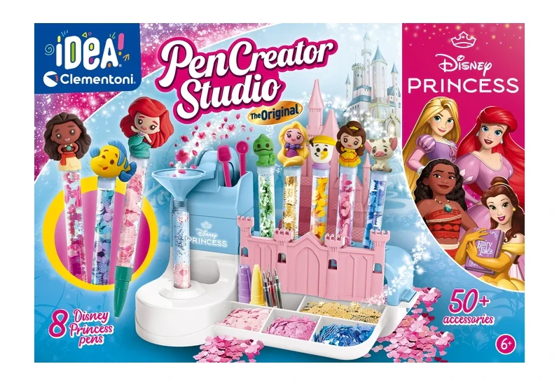 „Clementoni Idea Art“ – „Disney Princess“ rutulinių rašiklių fabrikas