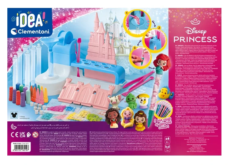 „Clementoni Idea Art“ – „Disney Princess“ rutulinių rašiklių fabrikas