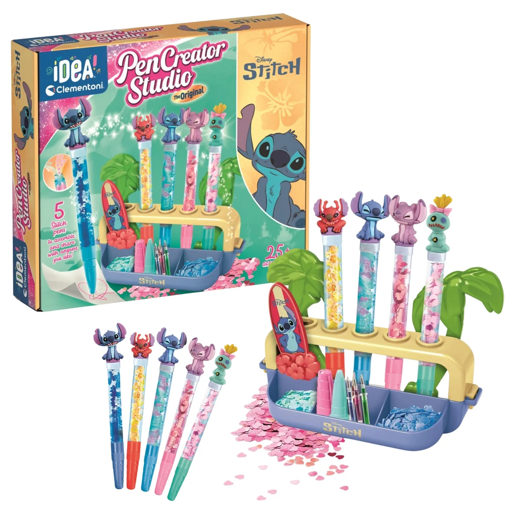 Rašiklių gaminimo rinkinys Clementoni Disney Stitch 18218
