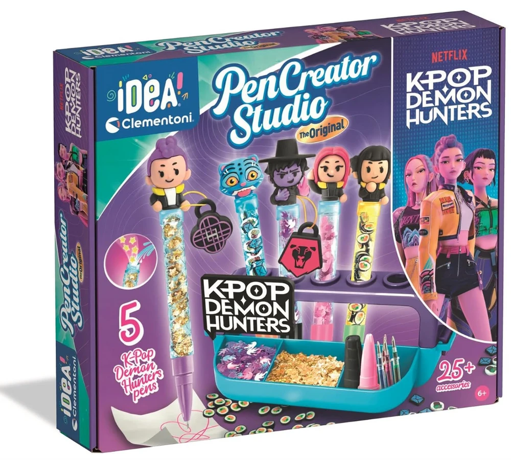 Idea Art rinkinys „Fabryka Długopisów“ K-pop demonų medžiotojos Clementoni 18476