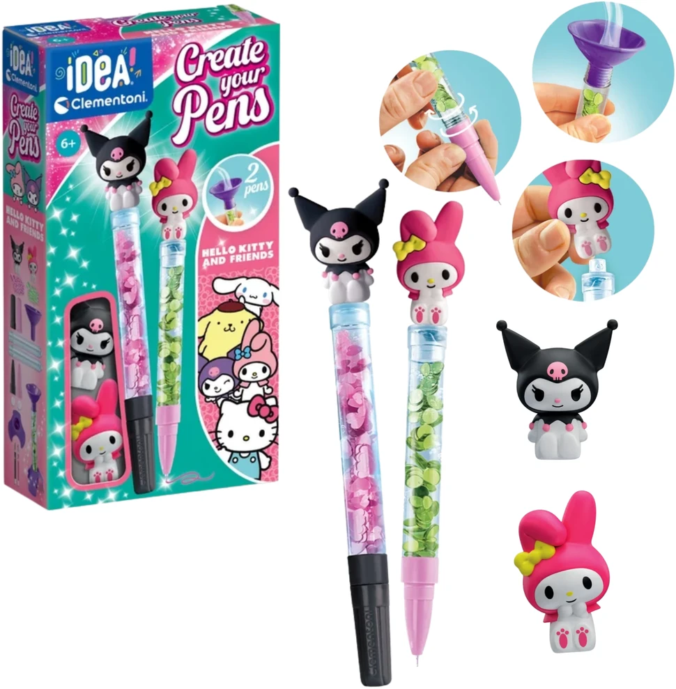 Clementoni Mini Pen Factory Hello Kitty ir draugai