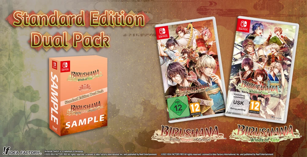 Idea Factory Birushana: Rising Flower of Genpei & Winds of Fate – Dual Pack