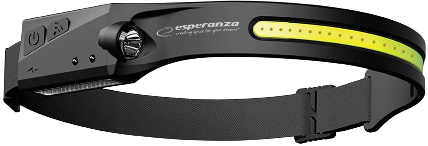 Galvos Žibintas - Esperanza EOT067 LED 240lm Juodas