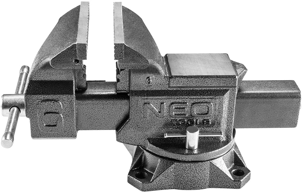 Neo Tools Darbastalio spaustukai NEO 35-010, 150 mm, ketaus, su besisukančiu pagrindu
