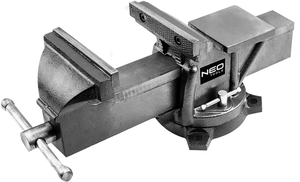 Neo Tools Darbastalio spaustukai NEO 35-010, 150 mm, ketaus, su besisukančiu pagrindu