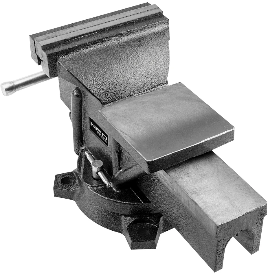 Neo Tools Darbastalio spaustukai NEO 35-010, 150 mm, ketaus, su besisukančiu pagrindu
