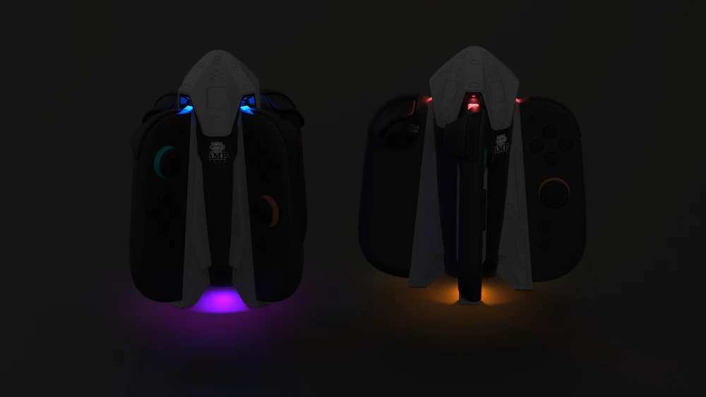 iMP - „Rocket Dock“ LED įkroviklis, skirtas „Switch JoyCon 2“