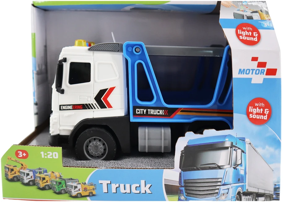 Impulse Toys „Motor 112“ – automobilių vežėjas su šviesomis ir garsu 1:20