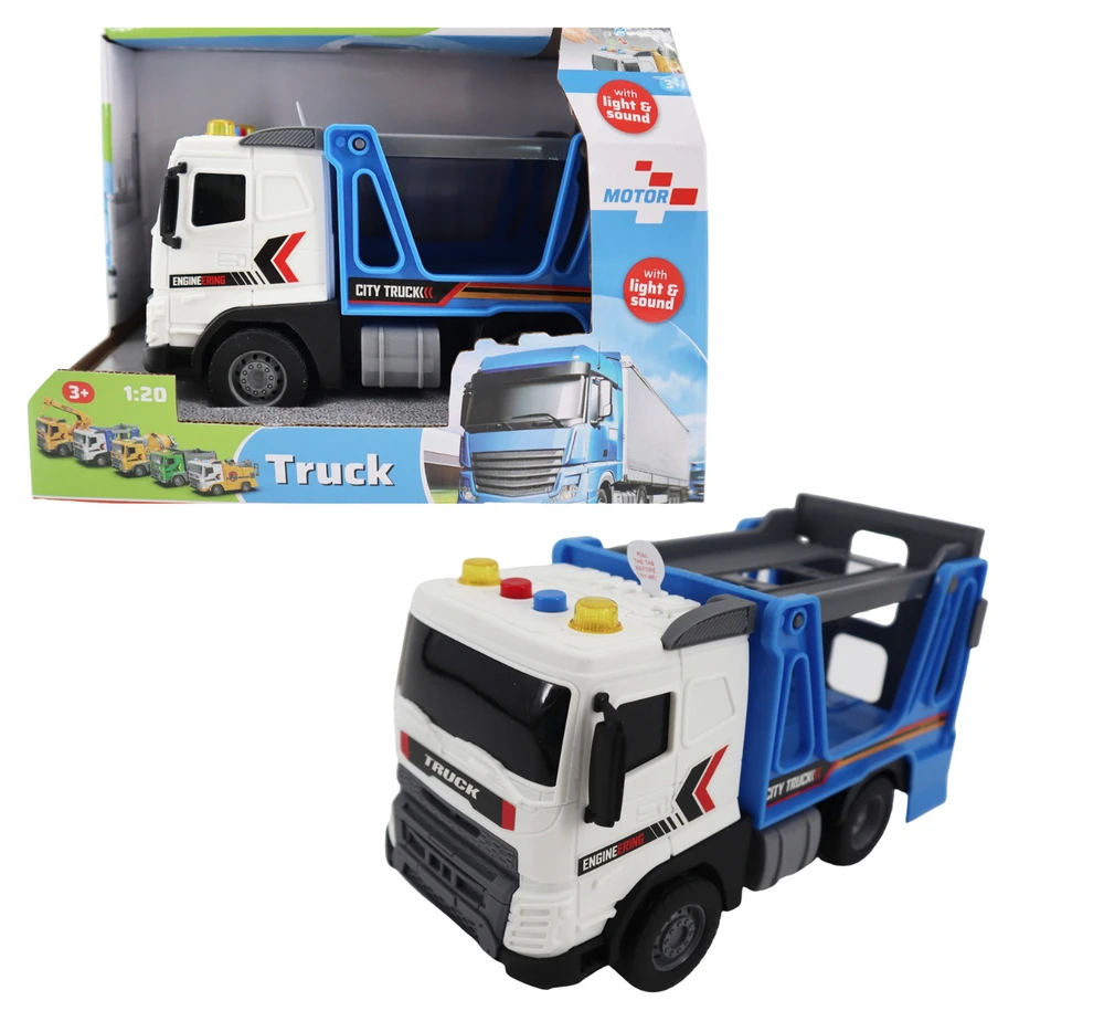 Impulse Toys „Motor 112“ – automobilių vežėjas su šviesomis ir garsu 1:20