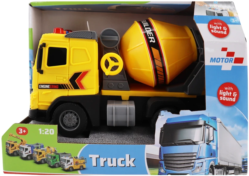 Impulse Toys „Motor 112“ – cemento maišyklė su šviesomis ir garsu 1:20