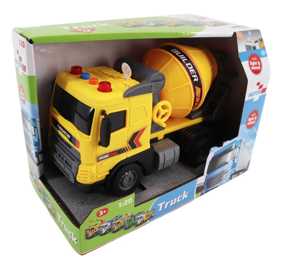 Impulse Toys „Motor 112“ – cemento maišyklė su šviesomis ir garsu 1:20