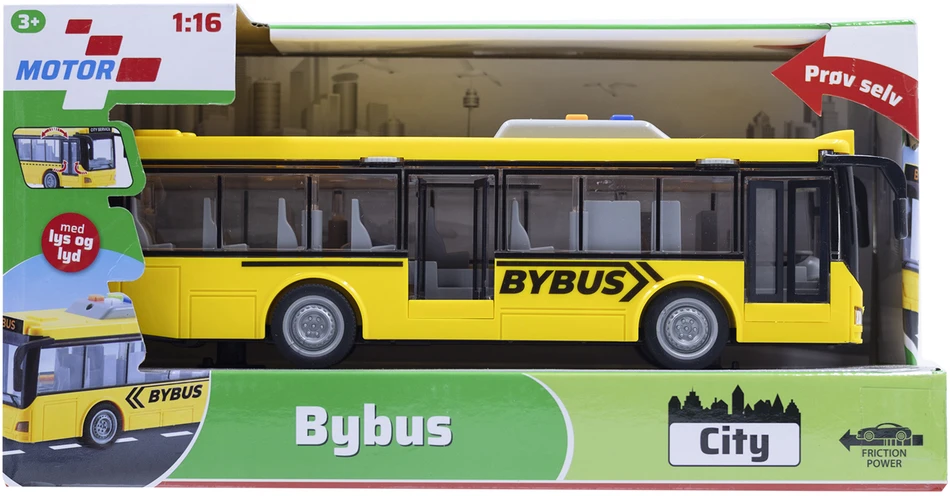 Impulse Toys „Motor City“ – autobusas su šviesomis ir garsu (28,5 cm) (I-1603003)