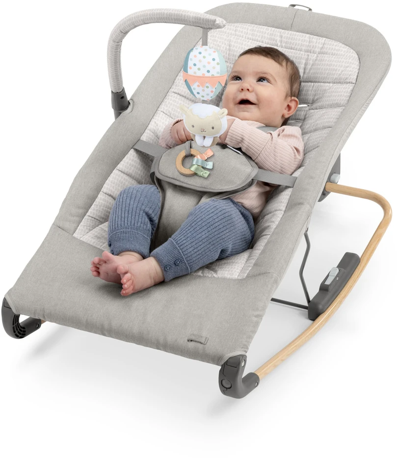 „Ingenuity“ – „Keep InMotion“ automatinė supamoji sėdynė – pilka – 0–6 mėn.