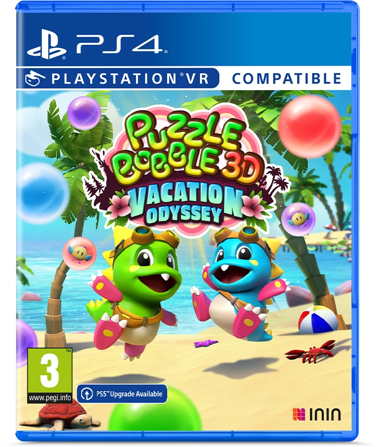 Dėlionė „Inin Puzzle Bobble 3D“: atostogų odisėja