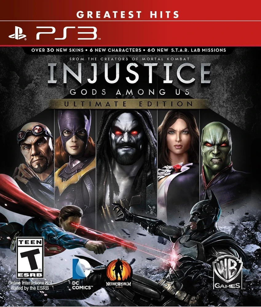 Injustice „Neteisybė: Dievai tarp mūsų“ – „Galutinis leidimas“ – „PlayStation 3“