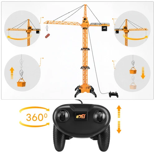 Inne - Remote controlled crane/lift 128cm