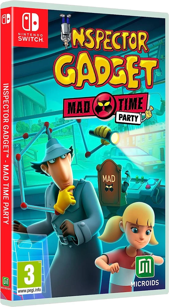 Inspector Inspektoriaus programėlė: „Mad Time Party“ (kodas dėžutėje) – „Nintendo Switch“.