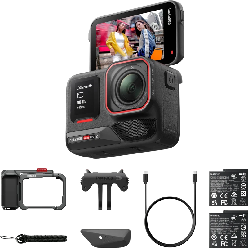 „Insta360“ – „Ace Pro 2“ dviejų baterijų „Xplorer“ rinkinys